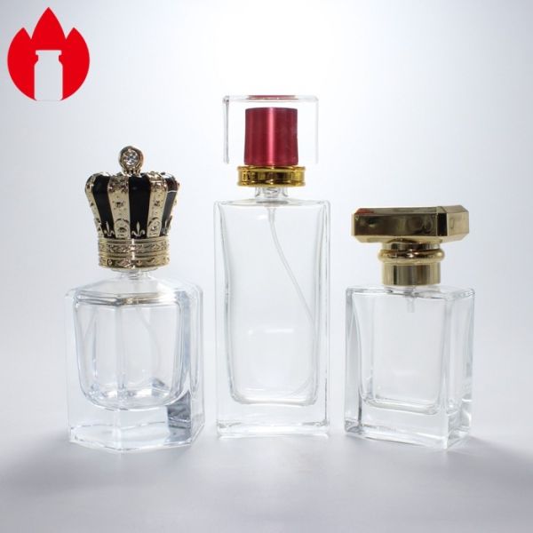 China 30ml 50ml 100ml Luxury Cosmetic Perfume Glass Bottle factory