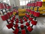High Load Moment Supply Roller Cradles 28 Rollers for Lifting and Lowering Pipes