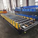 Brazil Material Thickness 0.3-0.8mm Roll Forming Machine Metal Steel Roof Tile