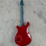 Irregular shaped white electric guitar with custom guitar/gift to friends