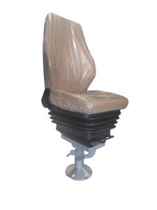 China Aluminum Base Marine Pilot Seat Small Yacht Static Seat 360 Degrees Rotation factory