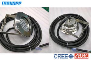 China RGB Color Changing Underwater 72w LED Pond Lights With CREE XPE Chips factory