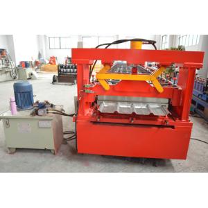 Color Steel 0.25-0.6mm Roof Panel Roll former Machine With PLC Control