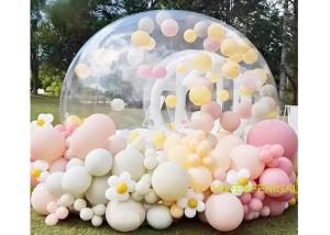 China 16ft Tarpaulin PVC Inflatable Bubble House Tent For Wedding Decor And Kids Fun factory