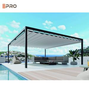 China Customized Retractable Pergola Gazebo Courtyard Sunshade factory
