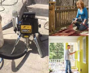 China 220V Electric Magnum Spray Painter For Interior Walls Painting 2.5L/Min Delivery factory