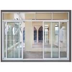 Exterior Interior PVC Sliding Door Insulated Sliding Glass Doors Customized