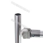 ISO Aluminum Tubing Joints AL-48 Sandblasting Aluminum Alloy Connector Roller