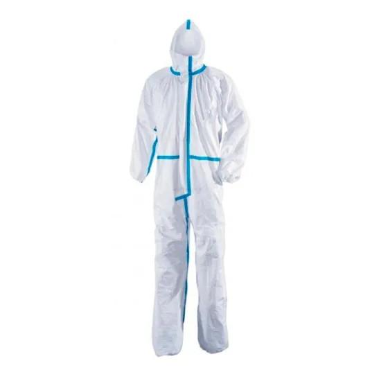 Microporous Protection Disposable Protective Suit , Disposable Work Suits Eco