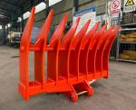 High quality strength wear resistance material excavator rake bucket for mini