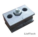 Light weight Tube Accessories Aluminum Inlay Joint for worktable board