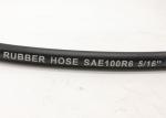 Single Textile Braid Reinforced Hydraulic Rubber Hose J517 SAE 100R6 Black