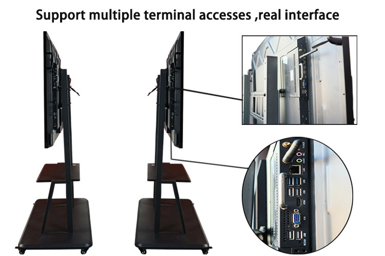 Office Interactive Flat Panel Displays 55 Inch Android Digital Display for Video Conference