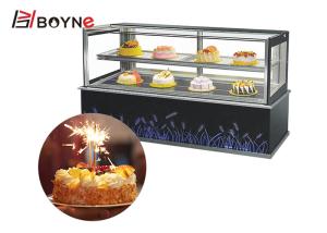 China Japanese Style Right Angle Three-Layers Cake Freezer E Type for bakery shop factory