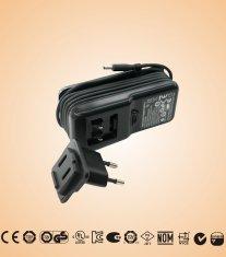 China Remove AC PIN switching power adapter 18W factory