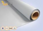 4H Satin 0.41mm Fire Retardant Fabric PU 2 Sides M0 Fire Resistant Curtains