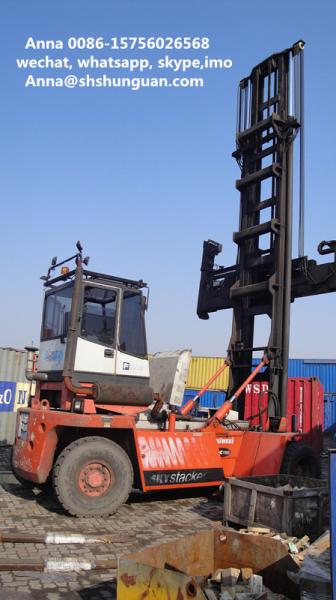 China Euro 3 Used Empty Container Handler Original Container Reach Stacker factory