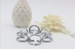 Luxury handbag custom light gold metal zinc alloy double d ring 18 mm