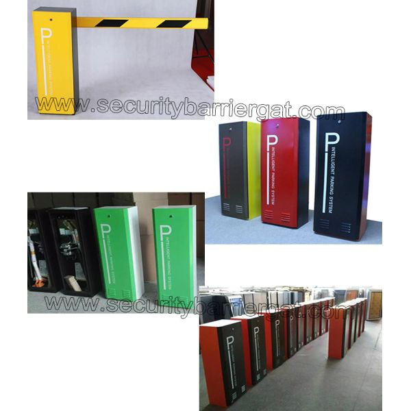 Stainless Steel Electronic Entrance automatic vehicle barrier With 4m Straight Arm