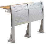 Floor Amount Metal Plywood Folding Up Student Chair And Table For Stadium