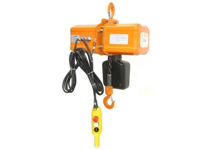 Hook Type Electric Chain Hoist 500kg 1 ton 2 ton , Construction Equipments