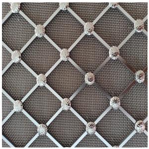 China Polished Twill Weave Decorative Wire Mesh Grilles Eco Friendly factory