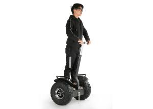 China 19 Inch Two Wheel Adult Electric Scooters , Auto Balance Scooter Vacuum Tire Black factory