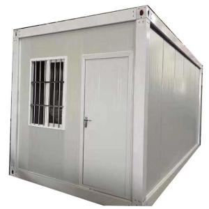 China 40ft Sandwich Panel Prefab Container House White Modern Container Home factory
