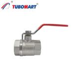 High Pressure Brass Gas Valve 1/2 Inch Shut Off Ball Valve With Yellow Handle