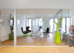 wholesale glazed partition wall interior strong Aluminum frame 79mm 90mm 108mm