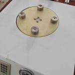 200W Glue Dispensing Machine Round Adhesive Dispensing Equipment Four Station