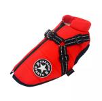 Luxury Cooling Pet Vest Dog Harness And Leash Set With Buckle Winter Cotton Coat