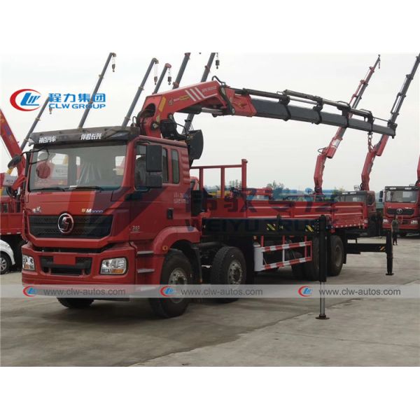 China Shacman M3000 Truck Mounted 25 Tons Palfinger Knuckle Boom Crane factory