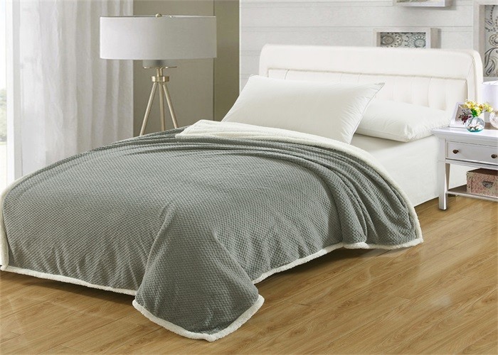 Plain Color Styling Coral Fleece Blanket Lightweight 200x220 220x240cm Large Sizes