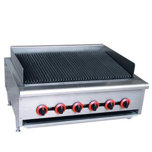 China SS 304 Commercial Kitchen Equipment 36&quot; US Type Countertop Gas Charbroiler factory