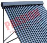 30 Tubes Pressurized Heat Pipe Solar Collector With Black Aluminum Alloy for