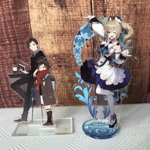 China Laser Cutting Custom Acrylic Stand Figure , Clear Acrylic Standees factory