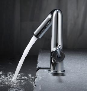 China Brass Modern Single Hole Single Handle Basin Mixer In Chrome Matte Black Gold Grey factory