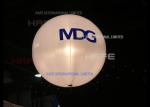 Moon Series Helium Balloon Lights With HMI Lamp , 2400 W LED Flying Balloon