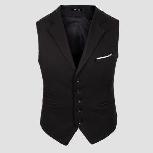 China 100% Polyester Men's Fashion Vest match the Suits factory
