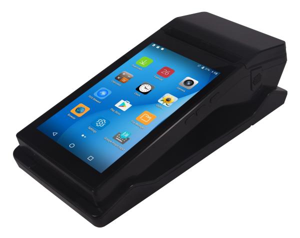 Capacitive Touch Screen All In One NFC 13.56MHz Voucher Pos Machine for