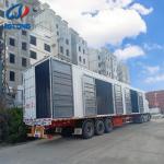 Mechanical Suspension 20FT 40FT Box Semi Trailer with Side Door Van Cargo Semi