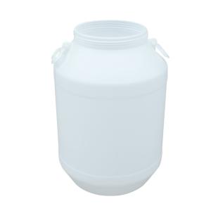 China Liquids Packaging Cylinder 160L Blue HDPE Plastic Container Drum 80 Degree factory