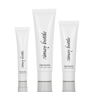 China 50ml 100ml 200ml PET Empty Frosted Plastic Squeeze Cosmetic Hand Cream Lotion Cleanser Test Packaging Tubes factory