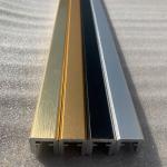 Metal Aluminium Railing Handrail Profiles Indoor Electroplating