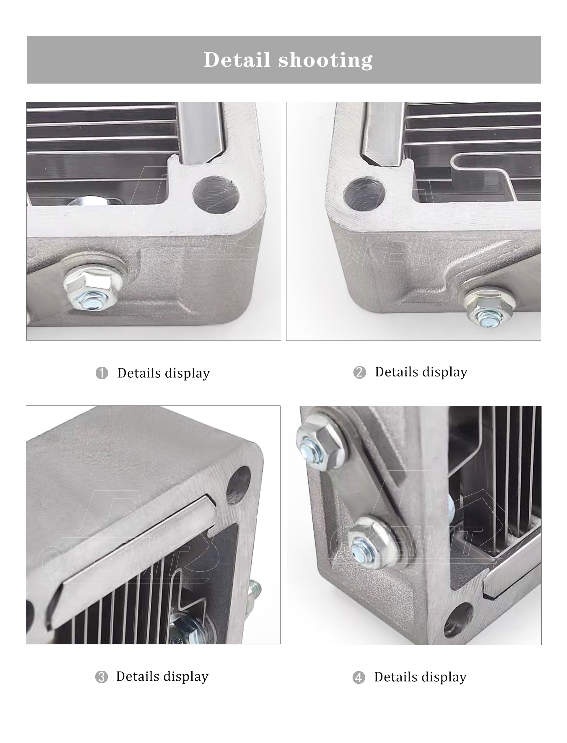 Billet Aluminum Excavator Engine Parts Preheater E320D E320C E320B E312B D04F D06F SK138 S6K