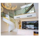 Curved Glass Balustrade Glass Staircase Balustrade Internal Landing Voids