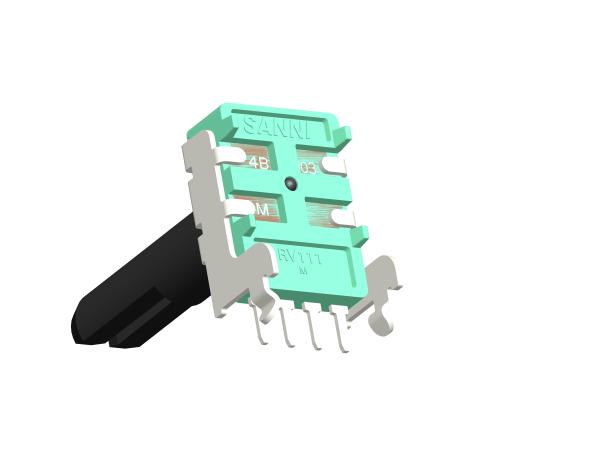 Low Price 6mm Plastic Shaft RV11 Mono Rotary Potentiometer 300Ω-3MKΩ Range PCB