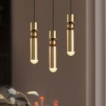 Dia 6cm Acrylic Bedroom 240V Modern Pendant Light Height 31cm