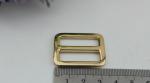 Custom zinc alloy 25 mm nickel color metal adjustable strap slide buckle for